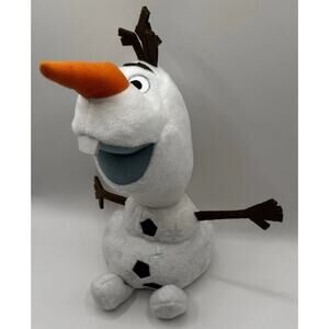 Just Play Disney Frozen 2 Glitter Snowflake Olaf 10” Plush Stuffed Toy